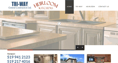 Desktop Screenshot of heirloomkitchens.ca